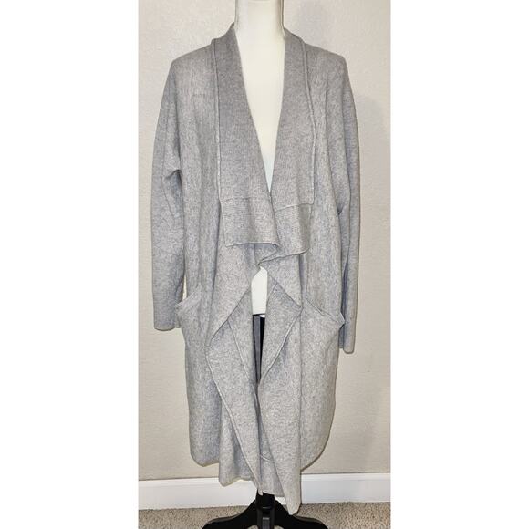 Hatch The Airplane Cardigan Duster Sweater 100% Cashmere Gray One Size - Picture 1 of 5